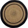 Bloomingville Lune Teppich Jute 120 Cm, Natur