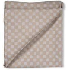 ByOn Checki Tischdecke Baumwolle 140x250 Cm, Beige