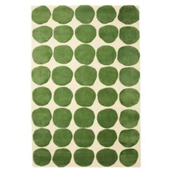 Dots 2 Level Teppich Light Khaki / Cactus Green, 180x270 Cm