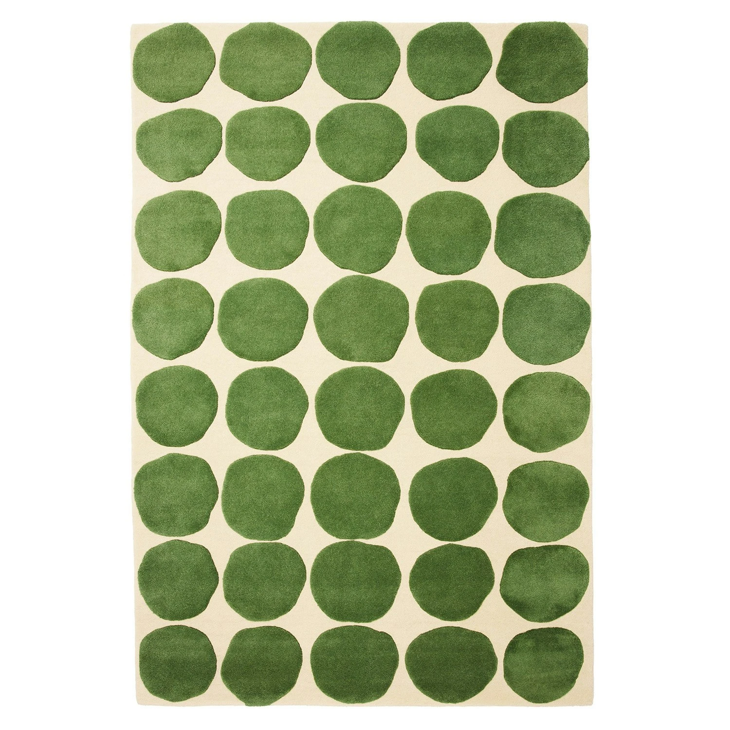 Dots 2 Level Teppich Light Khaki / Cactus Green, 180x270 Cm