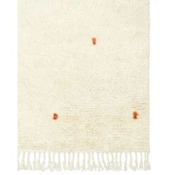 Ravi Teppich 177x266 Cm, Off-white / Orange