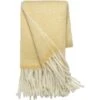 Cozy Living Mathea Decke 130x170 Cm, Vintage Yellow