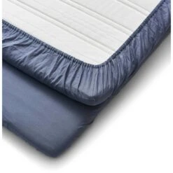 Calm Laken Leinen 90x200 Cm, Dusty Blue