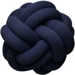 Design House Stockholm Knot Kissen, Marineblau