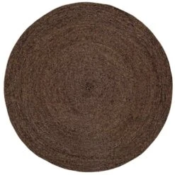 Dixie Ella Rug 125 Cm, Black/Natural