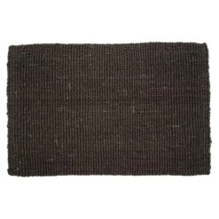 Dixie Jute Matte 70x120cm, Schwarz