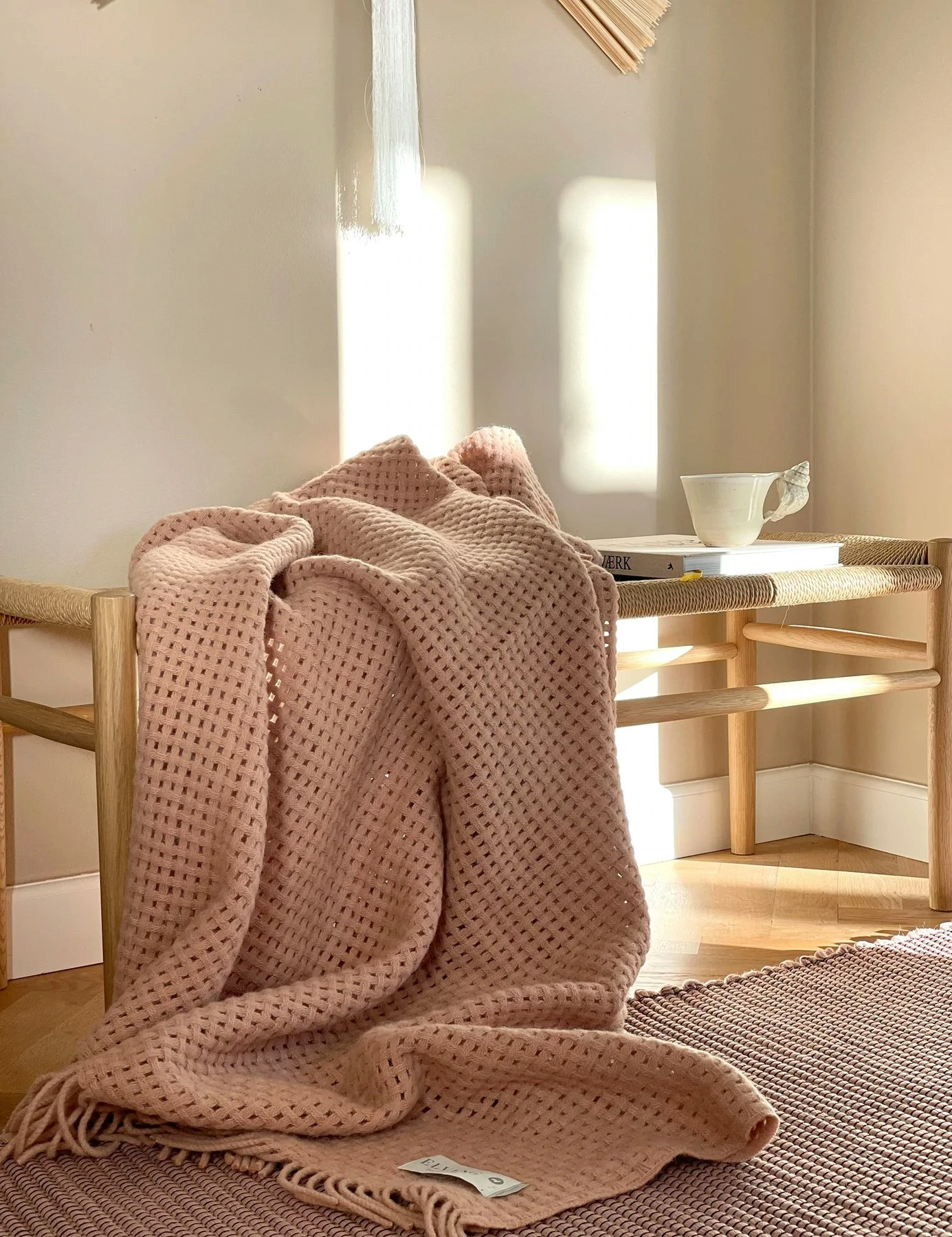 Basket Decke 130x200 Cm, Nude – Bild 3