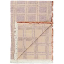 Dahlia Decke 130x180 Cm, Light Plum