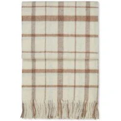 Tweed Decke 130x200 Cm, Mocca