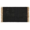 Ferm LIVING Block Teppich 50x80 Cm, Schwarz / Natural