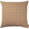 Ferm LIVING Brown Kissenbezug Grid 50x50 Cm