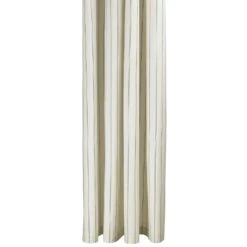 Ferm LIVING Chambray Duschvorhang 160x205 Cm, Altweiß / Chocolate