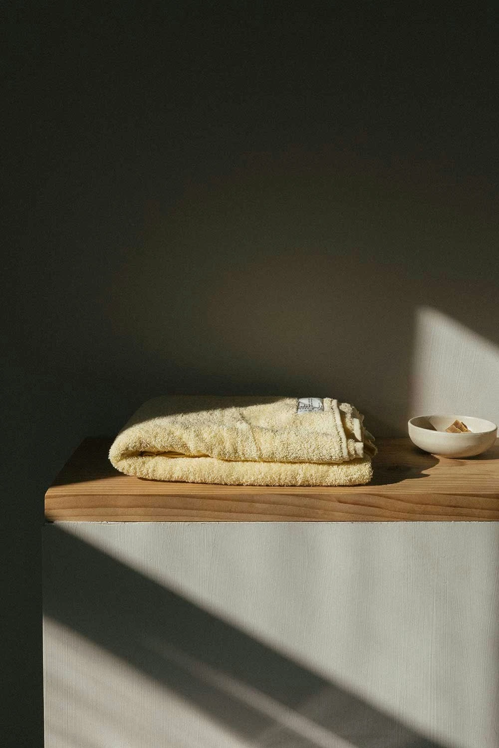 Frama Heavy Towel Badetuch 70x140 Cm, Pale Yellow – Bild 5