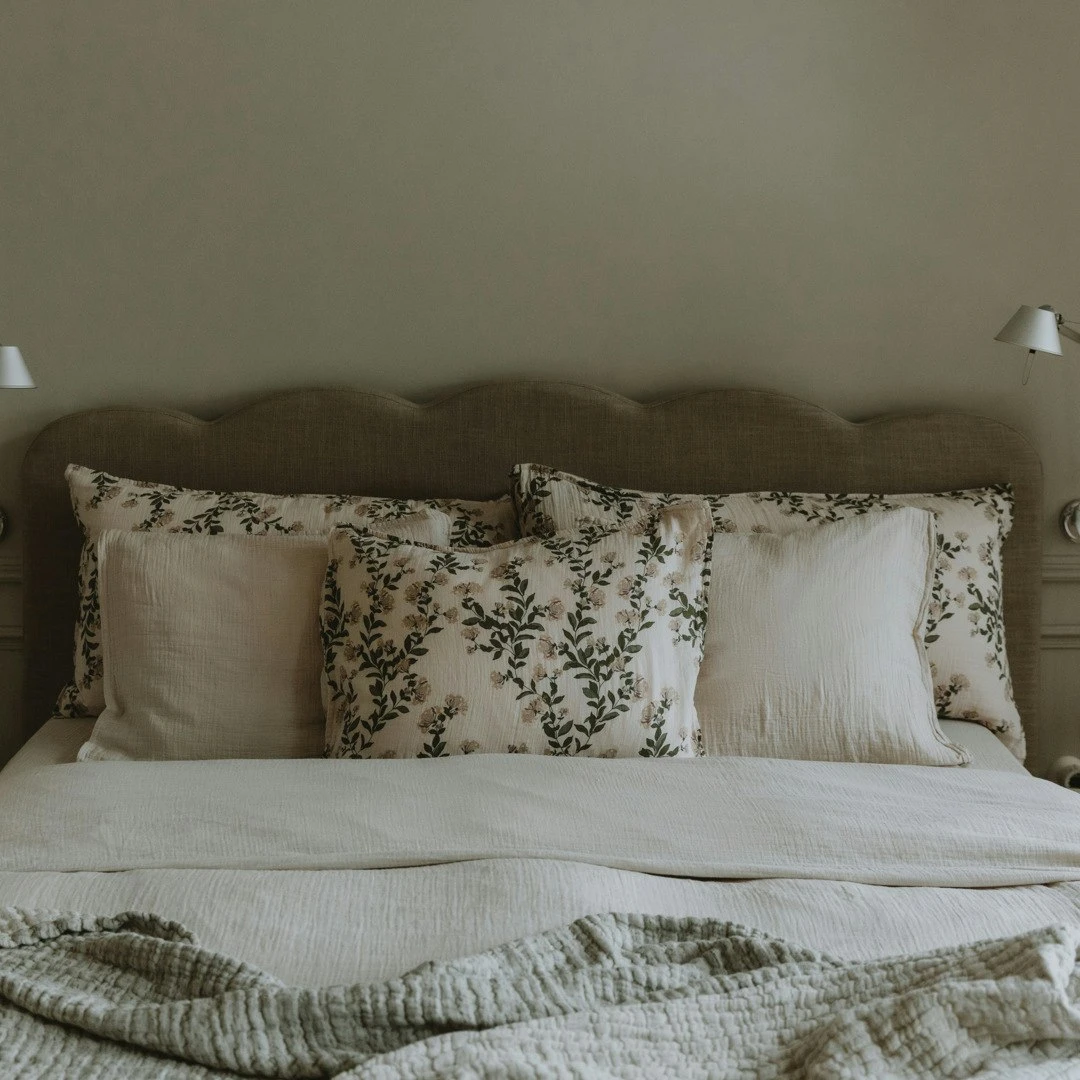 Eggshell Muslin Kissenbezug, 50x70 Cm – Bild 4