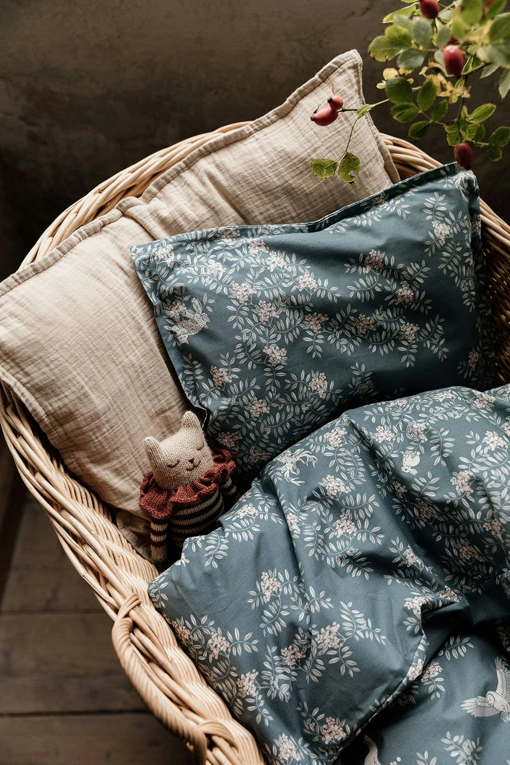 Fauna Forest Bettwäscheset 70x80 + 28x35 Cm, Baby – Bild 4