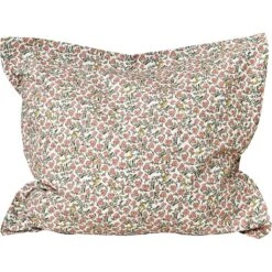 Floral Vine Adult Pillowcase, Light Warmgray