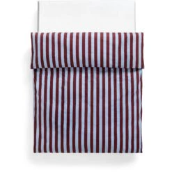 Hay Été Bettdeckenbezug Einzeln, 140x200 Cm, Bordeaux/Sky Blue