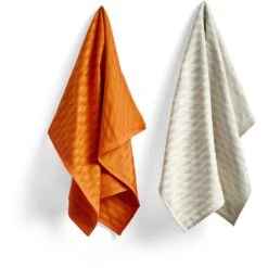 Hay S&B Marker Diamond Geschirrtücher, Beige, 2-er Set