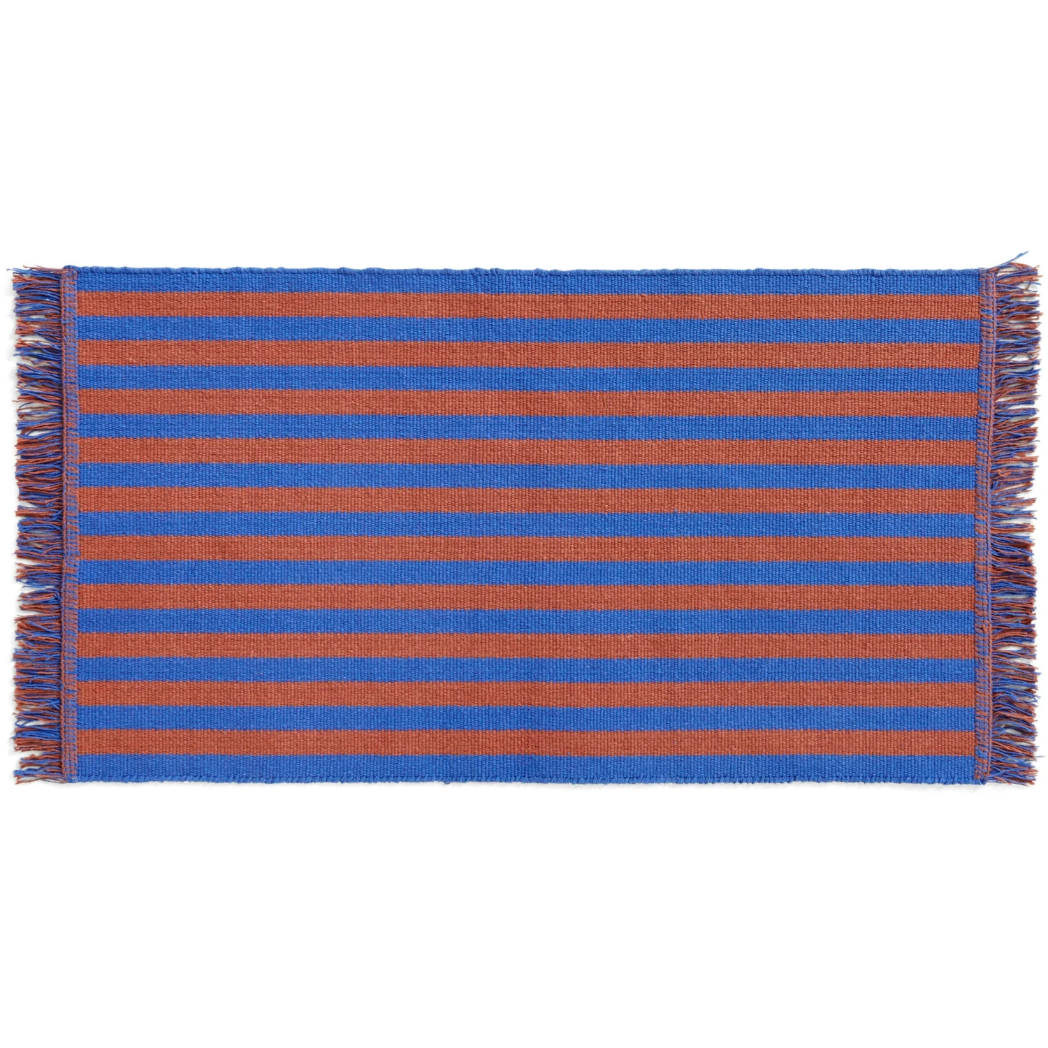 Hay Stripes And Stripes Türmatte 52x95 Cm, Cacao Sky