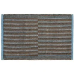 Hay Tapis Teppich 60x95 Cm, Blau/Kastanienbraun