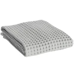 Hay Waffle Handtuch 50x100 Cm, Grau