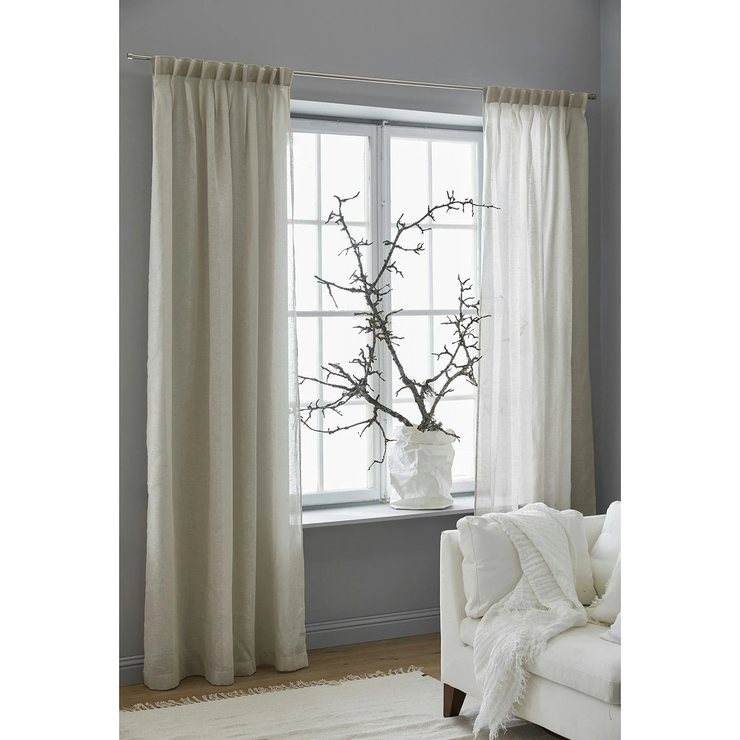 Dalsland Vorhang Mit Faltenband 145x250 Cm, Pearl – Bild 3