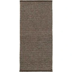 Cotton Vera Teppich 70x200 Cm, Dunkelbraun