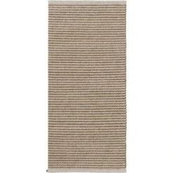 Cotton Vera Teppich 70x200 Cm, Hellbraun