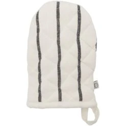 House Doctor Dry Ofenhandschuh Weiß / Schwarz