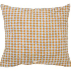 Juna Bæk & Bølge Kissenbezug 60x63 Cm, Sand / Hellblau