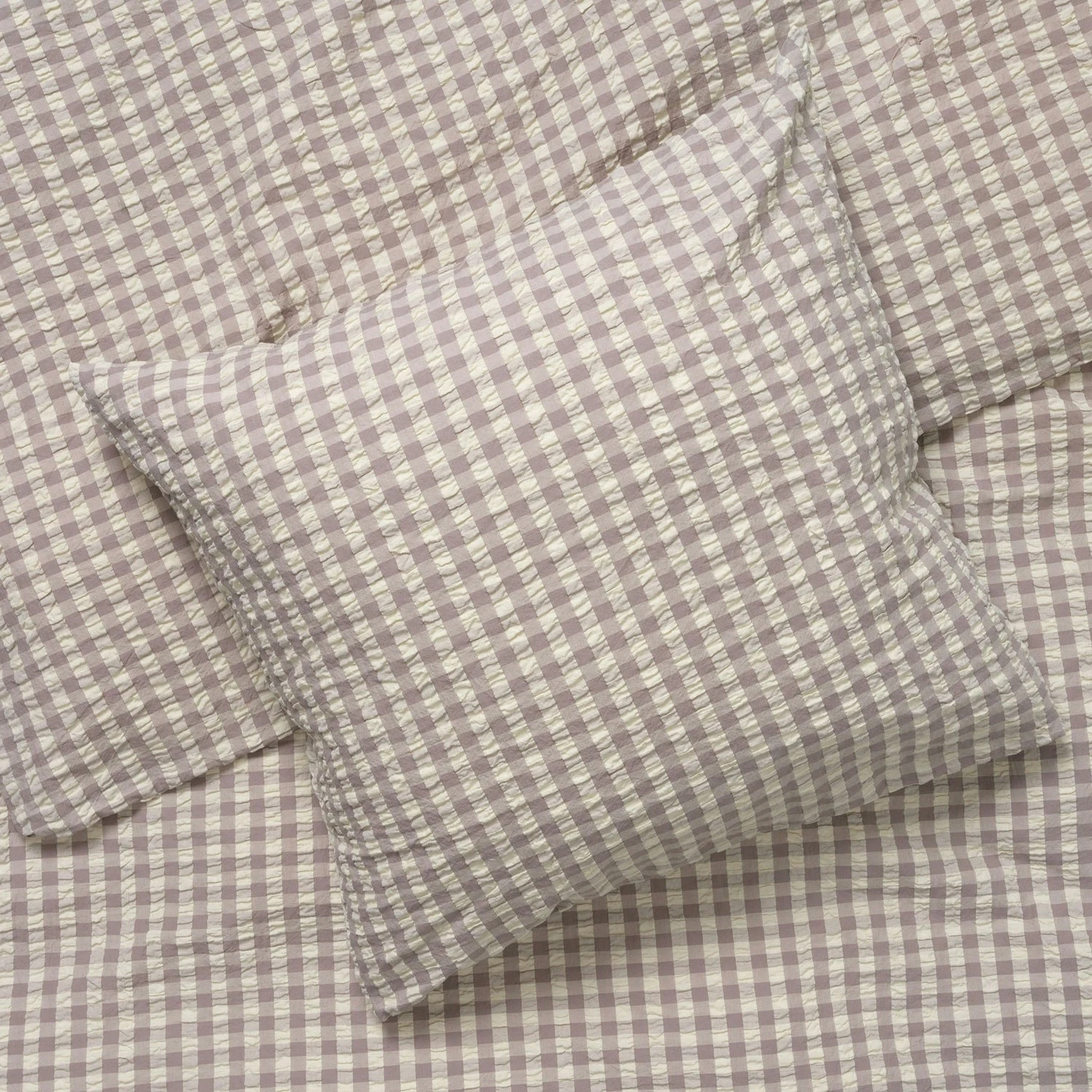 Juna Bæk & Bølge Bettwäsche 140x200 + 60x63 Cm, Grau – Bild 2