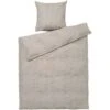 Juna Bæk & Bølge Bettwäsche 140x200 + 50x70 Cm, Grau