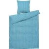 Juna Bæk & Bølge Bettwäsche 150x210 + 50x60 Cm, Blau / Birke
