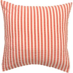 Juna Bæk & Bølge Lines Kissenbezug 60x63 Cm, Chili / Birke