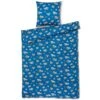 Juna Grand Pleasantly Bettbezug-Set 140x220 + 60x63 Cm, Blau