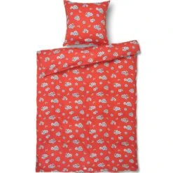 Juna Grand Pleasantly Bettbezug-Set 140x220 + 60x63 Cm, Chili