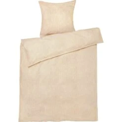 Juna Monochrome Lines Bettwäsche 150x210 + 50x60 Cm, Gelb