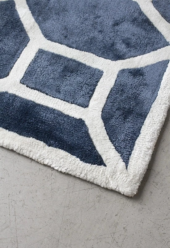 Entrance Viskoseteppich 300X400 Cm, Midnight Blue – Bild 2