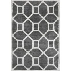 Entrance Viskoseteppich 200X320 Cm, Elefantengrau