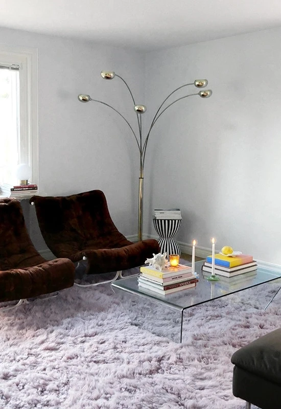 Shaggy Knüpfteppich 250X350 Cm, Pastel Lilac – Bild 2