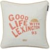 Lexington Good Life Printed Cotton Canvas Kissen, 50x50 Cm