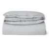 Lexington Hotel Cotton Sateen Duvet Cover 220x220 Cm, Light Grey