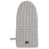 Lexington Icons Herringbone Striped Ofenhandschuh, Schwarz