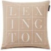 Lexington Logo Kissenbezug, 50x50 Cm, Beige