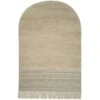Linie Design Eternal Eye Wollteppich Natural, 140x200 Cm