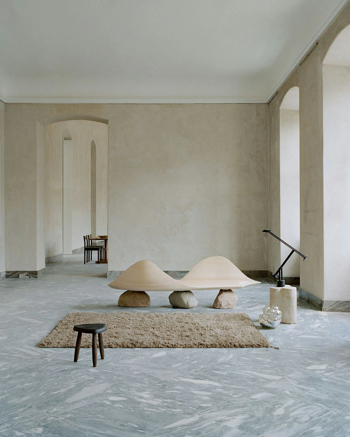 Linie Design Luminary Sun Teppich 170x240 Cm, Natur – Bild 4