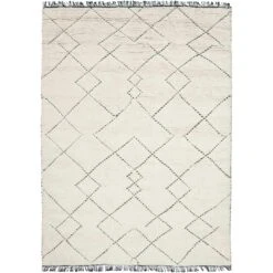 Linie Design Torun Wollteppich 140x200 Cm, Schwarz