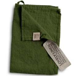 Lovely Gästehandtuch Leinen 35x50 Cm, Jeep Green