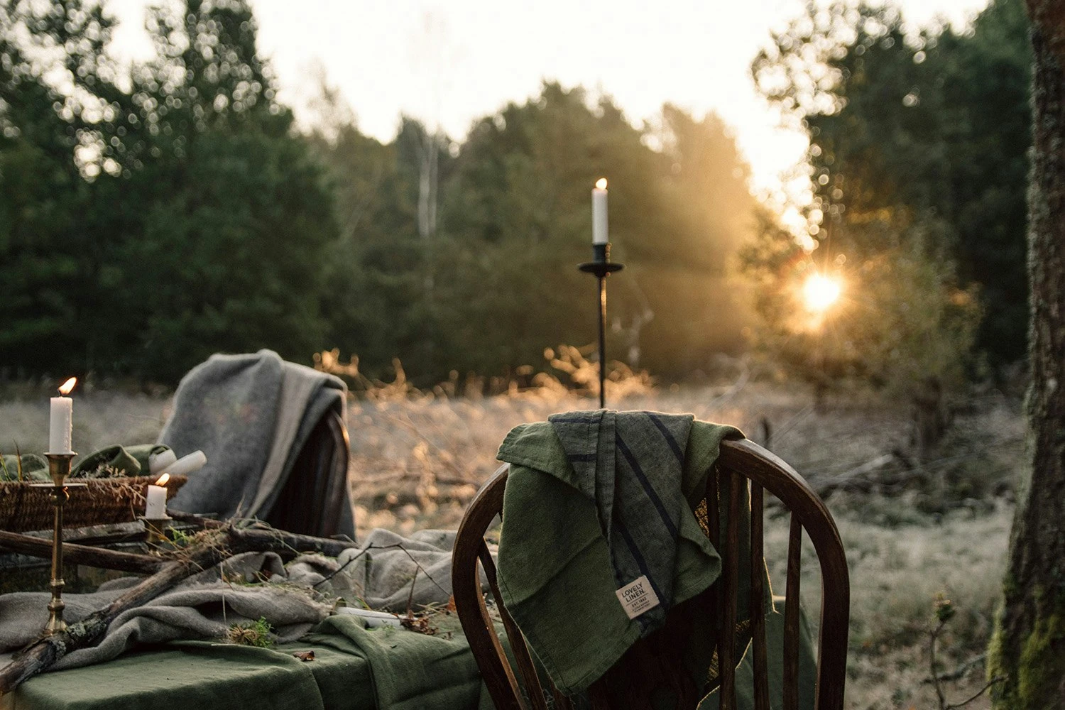 Lovely Tischdecke 145x250 Cm, Jeepgreen – Bild 4