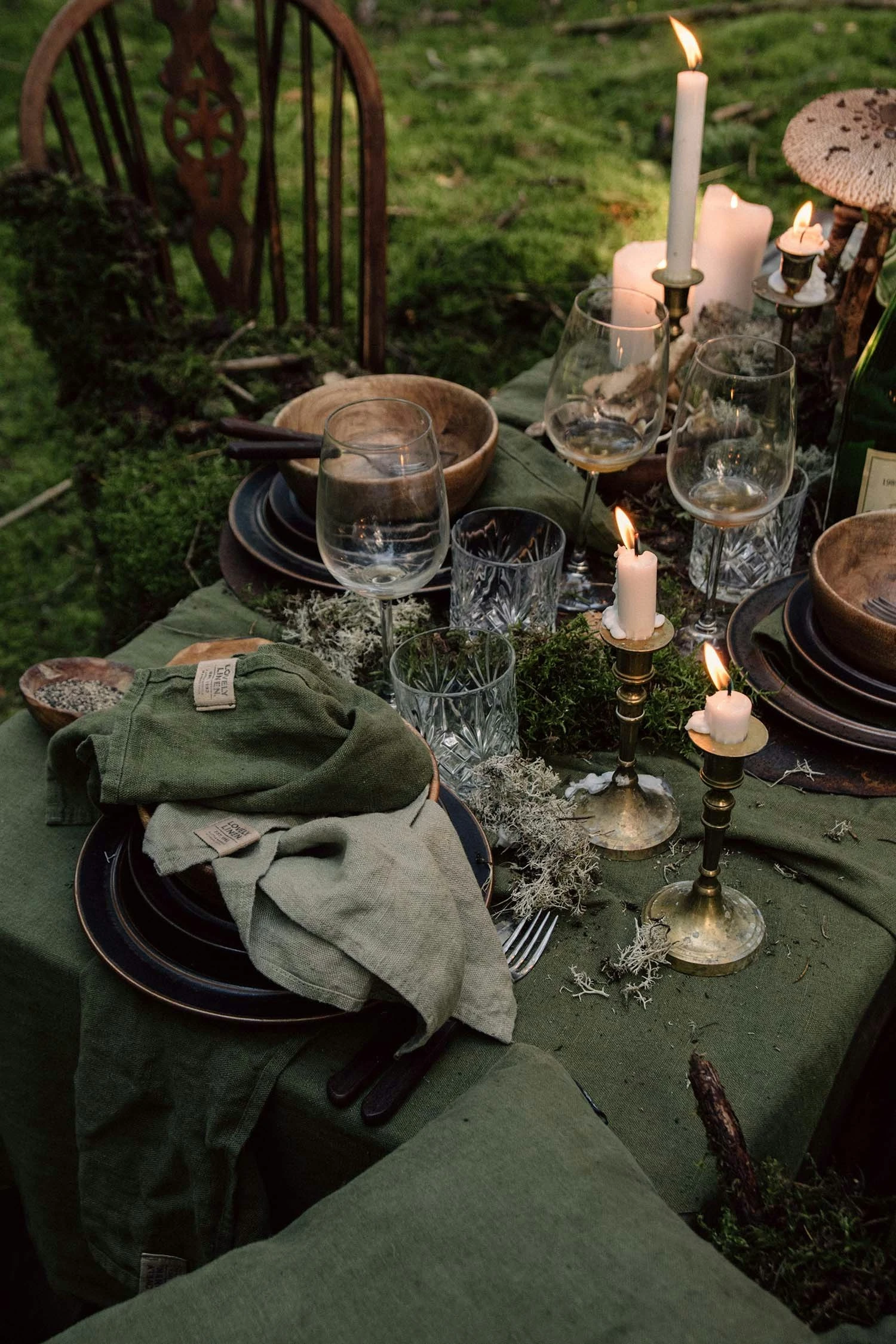 Lovely Tischdecke 145x300 Cm, Jeep Green – Bild 3